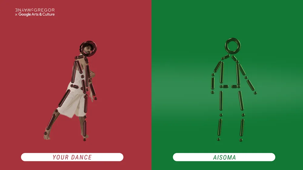 From your dance to AISOMA. Extend your movements rooted in Wayne McGregor’s archive.