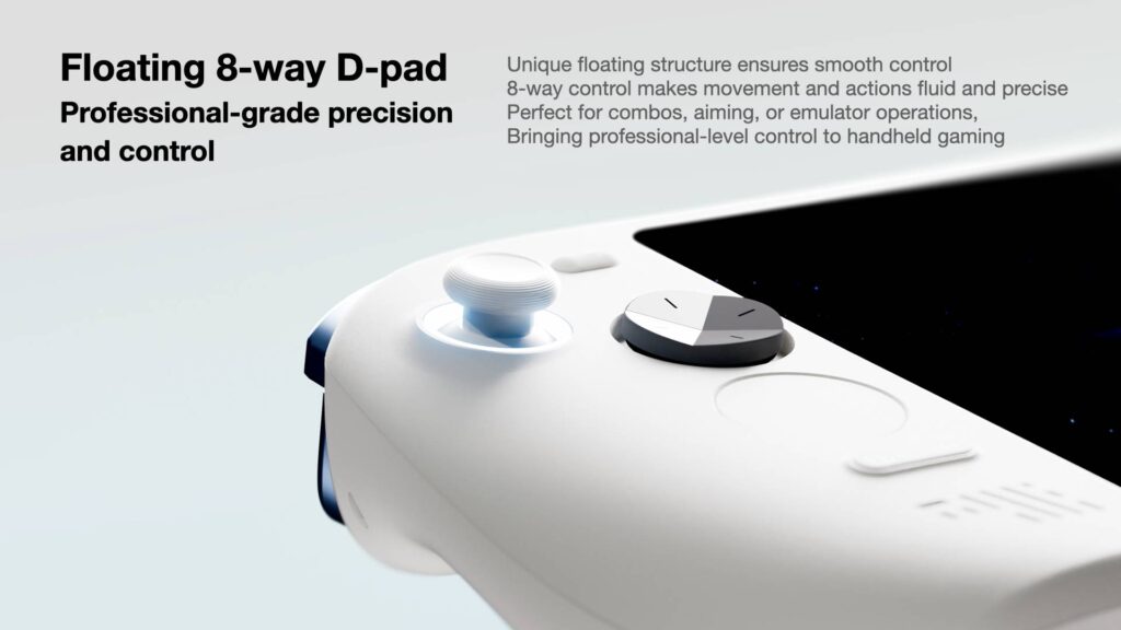 Floating-structure 8-way D-Pad  | Ayaneo Next II: Monster Gaming Handheld Leaks Specs