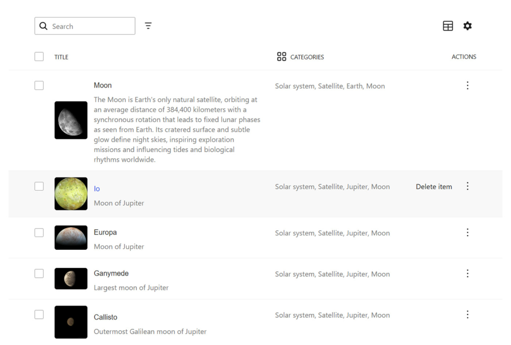 WordPress 6.9 DataViews Example