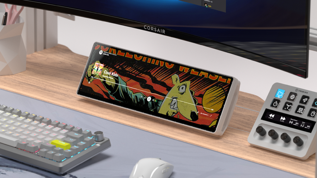 The new White XENEON EDGE adds a clean finish for any premium workspace.