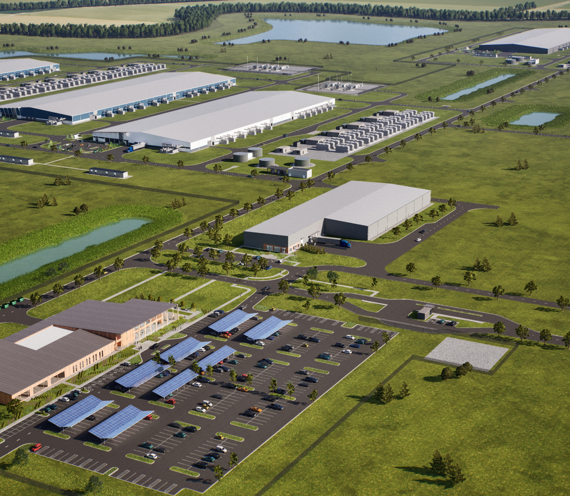 Rending of Lebanon, Indiana data center