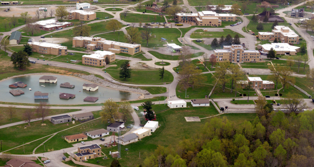 Figure: Muscatatuck Training Center's urban environment allows for realistic counter-drone system testing.  | Army Unlocks Drone Testing: New Indiana Ranges Accelerate Tech for Defense